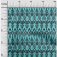 thumbnail image 1 of oneOone Georgette Viscose Fabric Ogee Ikat Printed Craft Fabric BTY 42 Inch Wide, 1 of 1