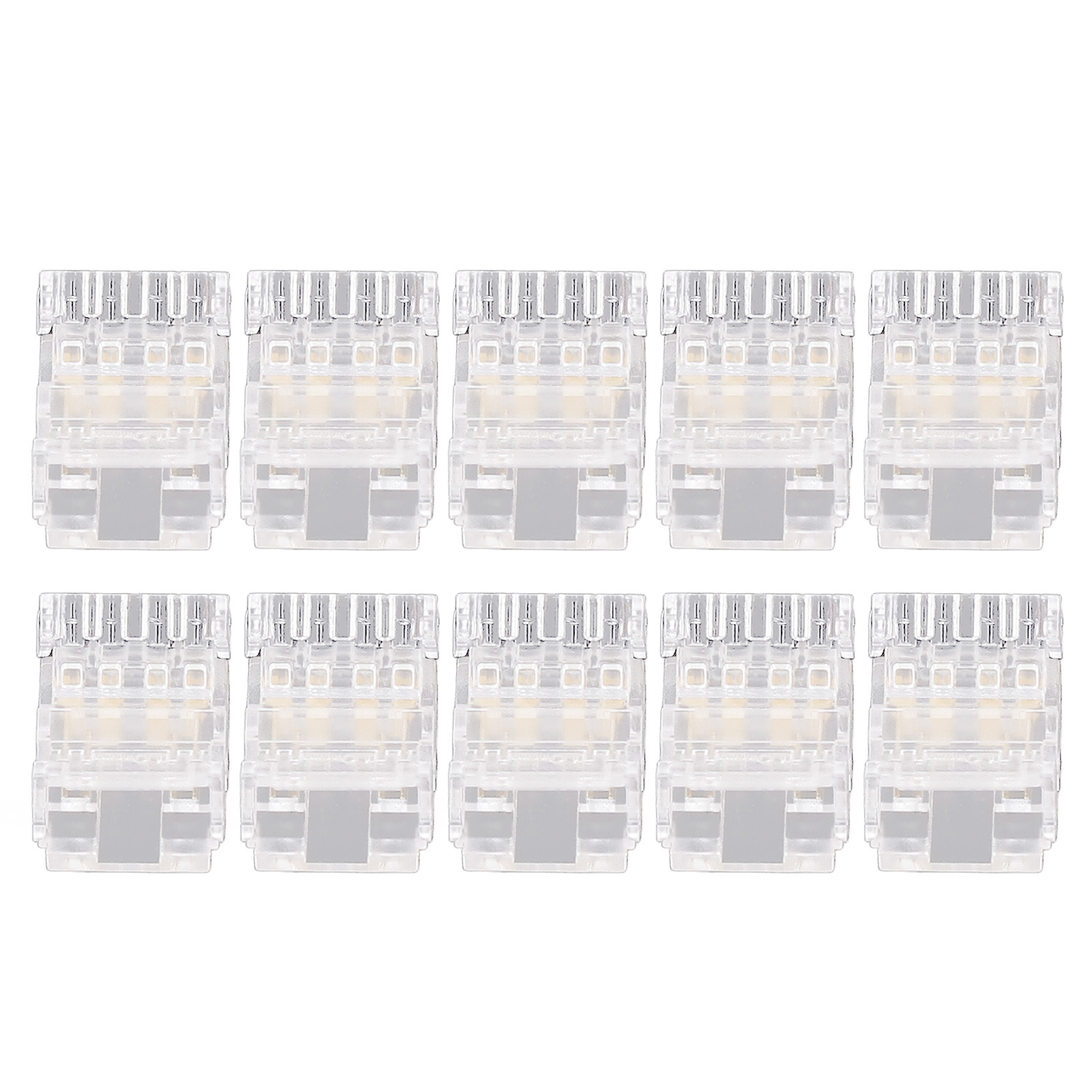 Pin LED Light Connector,10Pcs COB LED Strip COBLED Light Strip Connectors Stripto Wire Quick Connector Smart Functionality