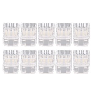 Pin LED Light Connector,10Pcs COB LED Strip COBLED Light Strip Connectors Stripto Wire Quick Connector Smart Functionality