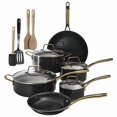 thumbnail image 1 of Martha Stewart 14 Piece Cookware Combo Set with Non Stick Interior & Enamel Exterior, 1 of 9
