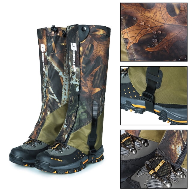 Randonnée Chasse Neige Extérieur Sable Serpent Bottes Imperméables Couverture Legging Guêtres