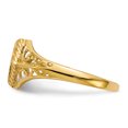 thumbnail image 3 of 14k Yellow Gold 8.0x8.5mm Signet Ring, 3 of 9