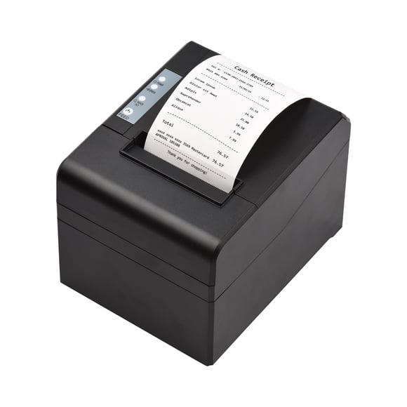 Labymos Thermal Receipt Printer 80mm Desktop Direct Thermal Printing USB+LAN Connection 300mm/s High Speed with