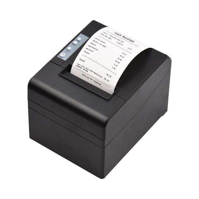 Labymos Thermal Receipt Printer 80mm Desktop Direct Thermal Printing USB+LAN Connection 300mm/s High Speed with