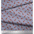thumbnail image 3 of Soimoi Georgette Viscose Fabric Guitar Musical Instrument Print Fabric by The Yard 42 Inch Wide, 3 of 3