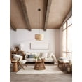 thumbnail image 3 of Bouclair Brown Mango Wood Openwork Coffee Table, 3 of 10