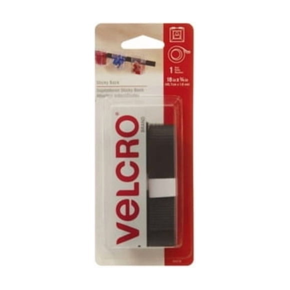 Velcro Ruban Adhésif Noir pour Dos 18 Pouces