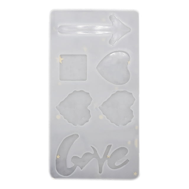 Moule de Barrette en Silicone, Moule de Barrette en Silicone Assorti pour Résine
