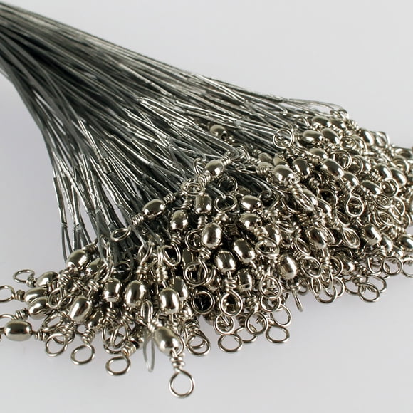 Lot de 20 Pcs 8kg/10kg/12kg Outils de Pêche en Fil Métallique Sans Acier pour Eau Salée