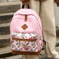 thumbnail image 3 of RXIRUCGD School backpack for Teen Girls Women Travel Laptop Backpack College Bookbag Kids Backpack with Lunch Bag Pencil Bag Pink, 3 of 7