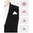 thumbnail image 3 of INSPIRE CHIC Men's Pocket Square Cotton Handkerchiefs for Suits Jacket Green One Size, 3 of 4