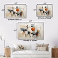 thumbnail image 4 of Designart Multi-Color Mid-Century Modern Canvas wall art, Midcentury wall art, Colorful Mid Century Abstract gracefulness I , Abstract Midcentury Wall art decor, 40x30 inches, 4 of 5