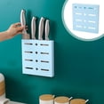 thumbnail image 4 of Sale Today Clearance! Plastic Supplies Wall Mounted Fruit Knife Organizer Storage Rack Knife Household Perforated Knife Kitchen Knife Rack Kitchen, 4 of 6