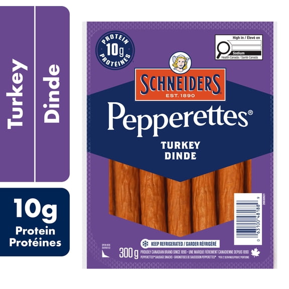 Schneiders Pepperettes® Sausage Sticks, Turkey - High in Protein