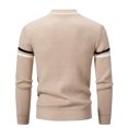 thumbnail image 5 of Xcmzpl Mens Sweaters Mock Neck Long Sleeve Slim Fit Knit Pullover Tops Causal Color Block Sweaters Fall Sweaters Tops for Men, 5 of 5