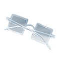 thumbnail image 1 of Diconna Kids Square Sunglasses UV400 Protection Transparent Beach Sunglasses, 1 of 3