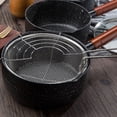 thumbnail image 3 of SHISUYAN Panier à Frire en Acier Inoxydable Panier Rond pour Aliments Frits Panier à Frire avec Poignée, 3 of 8