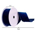 thumbnail image 3 of Ruban en Velours Bleu Minuit 2,5 Pouces X 10 Yd, 3 of 4