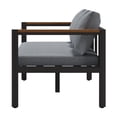 thumbnail image 4 of Ensemble de Sectionnel de Patio en Aluminium Cannes, Gris foncé, 4 of 11