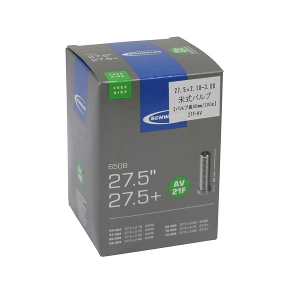 Schwalbe AV21F Tube Schrader Lightweight 200 g - 275 x 210-230 Inches