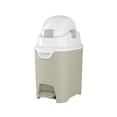 thumbnail image 1 of Foundations Mini Hands-Free Diaper Pail with Airtight Lid - Durable & Odorless Diaper Disposal, Large Capacity, Holds up to 30 Newborn Diapers, Refill with Any Bags - Sand, 1 of 5