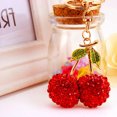thumbnail image 4 of Miangastore Creative Keychain Alloy Simulation Cherry Bling-bling Keychain Keyring Handbag Decorations Hanging Pendant for Girls Women Lover Gift (Red), 4 of 8