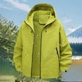 thumbnail image 1 of Baberdicy Unisex Lightweight Waterproof Jacket, Drop Shoulder Trekking Windbreaker , Unisex Light Windbreaker, Packable Rain Shell, Hiking Jacket Green L, 1 of 5