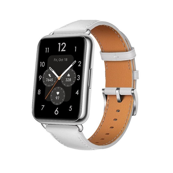 LEIXIUER Genuine Leather Strap for Huawei Watch Fit 2 Smartwatch Band Replacement Sport Wristband Retro Bracelet Huawei Fit2 Accessories