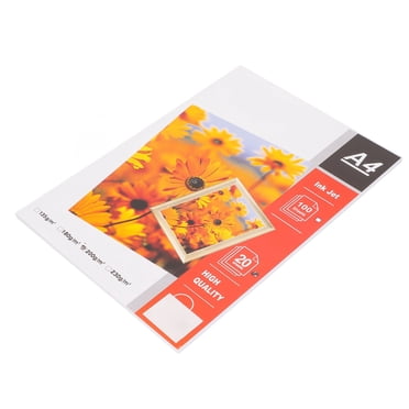 Papier Photo pour Imprimante, Papier A4 Brillant 8.3x11.7 Po Papier Photo Mat pour Impression pour Photo pour Document
