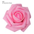 thumbnail image 4 of transemion Pack of 50 Artificial Bionic Flowers PE Foam Simulation Roses Fake Flower Decorations Wedding Party Engagement Presents Dark Pink, 4 of 9