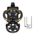thumbnail image 1 of TopLLC Tools&Home Improvement Folding Turntable Water Cup Aluminum Alloy Folding Cup With Rotation Turntable And Screws Tool Light Bicycle Bottle For Motorcycles Bicycles Water cup holder, 1 of 5