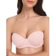 thumbnail image 1 of Soutien-gorge Sans Bretelles pour Femme Grande Taille, Bonnets Pleins, à Armatures, Contour Multiusage, 1 of 6