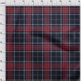 thumbnail image 3 of oneOone Viscose Chiffon Fabric Tartan Check Decor Fabric Printed BTY 42 Inch Wide, 3 of 4