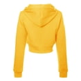 thumbnail image 3 of Kcodviy Chandail à Capuchon à Cordon pour Femme, Uni, Décontracté, Basique, Manches Longues, à Fermeture Éclair, Chandail à Capuchon pour Femme, Veste à Capuchon Courte à Fermeture Éclair, 3 of 3