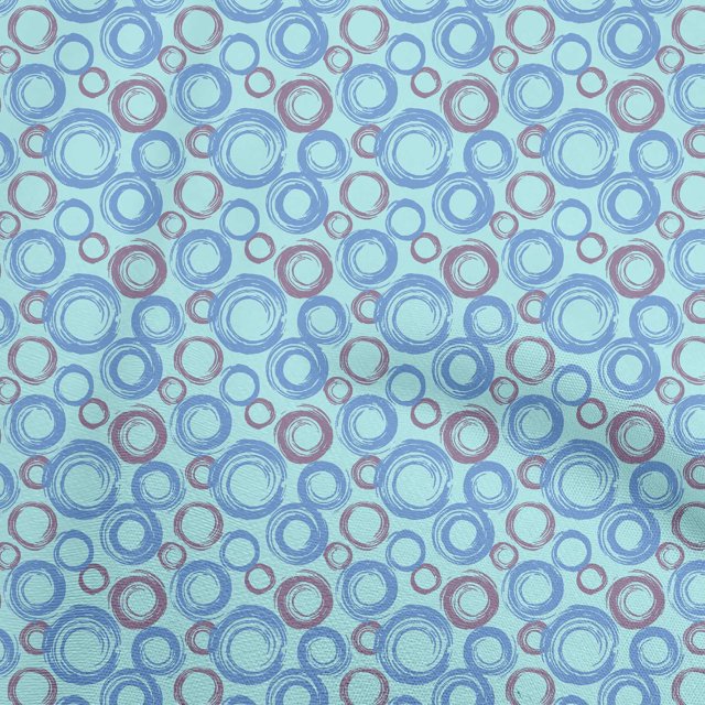 oneOone Silk Tabby Arctic Blue Fabric Abstract Craft Projects Decor Fabric Printed By The Yard 42 Inch Wide