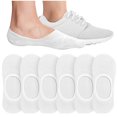 thumbnail image 3 of Ohufall Unisex Socks 6-Pack Ankle Socks Sweat-Absorbent Breathable Invisible Socks, 3 of 3