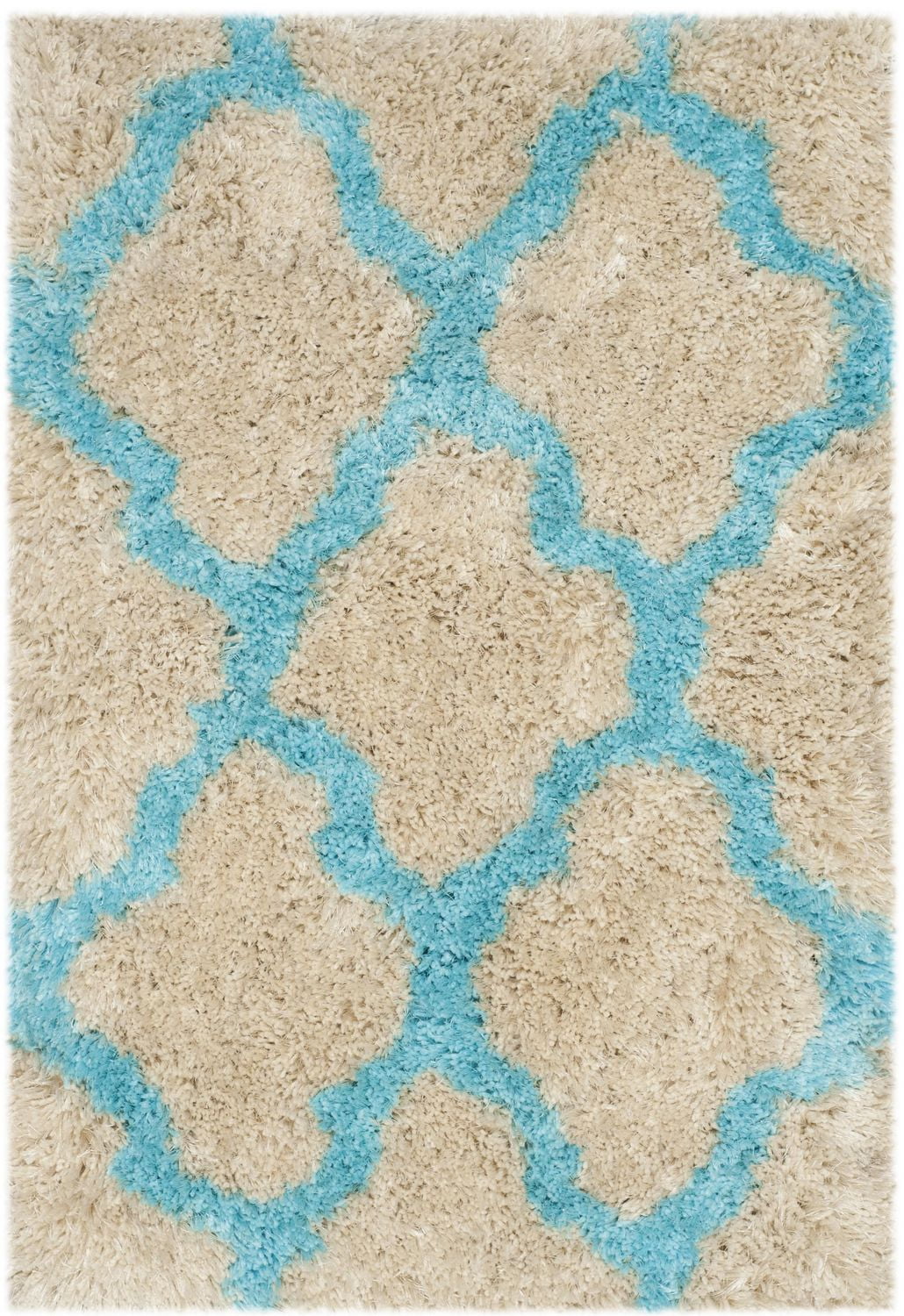 Safavieh Barcelona Anabelle Tapis Peluche Shag Géométrique