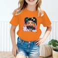 thumbnail image 2 of MEZZALL T-Shirts Graphiques Mignons pour Filles Enfants, Col Rond, Manches Courtes, T-Shirt d'Été Décontracté, T-Shirt Tendance Bébé Tout-Petit Tenue Quotidienne, 2 of 5