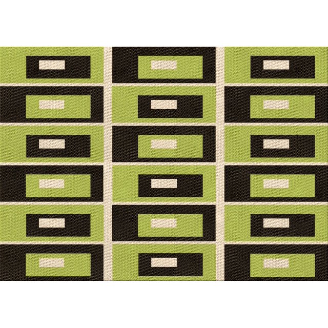 Ahgly Tapis Rectangulaire Lavable en Machine Intérieur Transitionnel Marron Chocolat, 3 Pieds x 5 Pieds