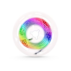 Amdohai LED Computer Case Strip Light Flexible RGB Lamp Tape Diode 5V Desk Screen TV Background Lighting USB Powered 3 Key Control 0.5M