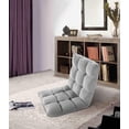 thumbnail image 3 of Velago Clam Adjustable Folding Plush Floor Gaming Chair, 3 of 3