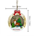 thumbnail image 4 of Christmas Wooden Luminous Decorated Christmas Tree Pendant, 4 of 4