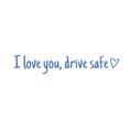 thumbnail image 1 of Visland I Love You Drive Safe Stickers Rear View Mirror Vinyl Decal for Women Waterproof Decorative Car Sticker Car Decal Accessories, 1 of 8