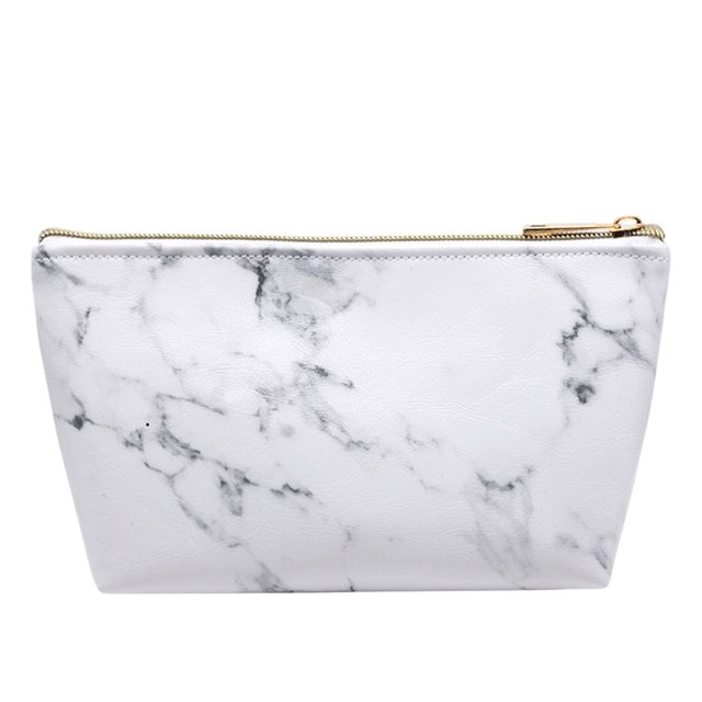 bedienty Makeup Pouch Multi-functional Marbling Design Art Lines Toiletries Organizer Travel to Use Zipper Design Washing Packet CAM01 11 1Set