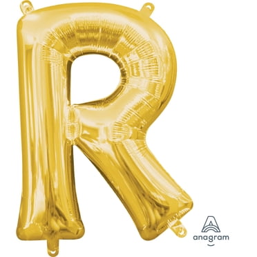 Anagram International Party-Eh! Gold Letter R Balloon