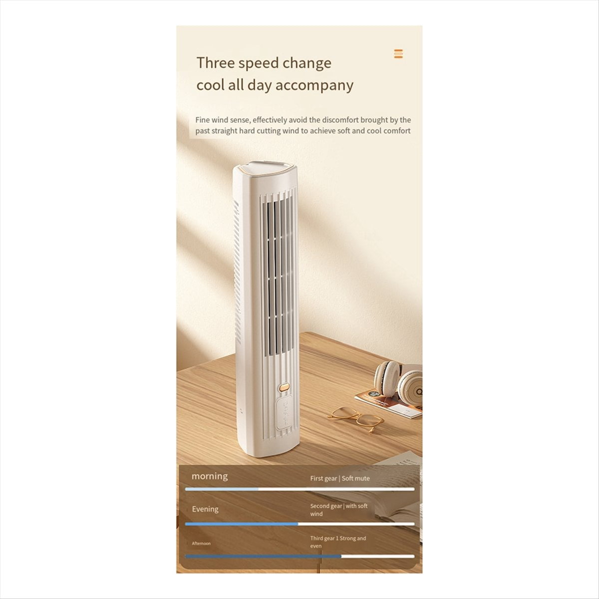 Portable Automatic Remote Air Conditioner, USB Personal Air Conditioner Mini Conditioner with 3-Speed Electric Fan White,1 * mini air conditioner,White