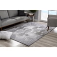 thumbnail image 3 of Rug Branch Oasis Collection Modern Damask Runner Area Rug, 3 of 6