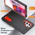 thumbnail image 3 of for Samsung Galaxy S22 Ultra 5G Case, Samsung S22 Ultra Phone Case with Built in Kickstand, Shockproof/Dustproof/Drop Proof Heavy Duty Military-Grade Rugged Protective Cover for Samsung S22 Ultra 5G, 3 of 8