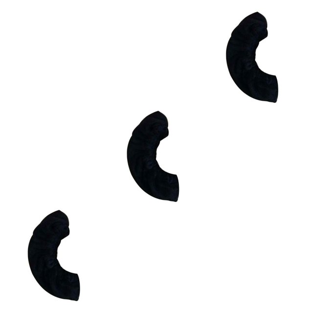 relayinert Lot de 2 Housses de Patins à Glace Élastiques Protège-Chaussures à Roulettes Unisexe Réutilisables Lavables Portatives Protection de Patinage Fournitures Noir 3Ensemble