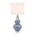 thumbnail image 1 of Lampe de Table Andorian, Lampe de Table de 28 Pouces avec Surface Marbrée Bleu et Blanc, Moderne et Chic - 29666, 1 of 3